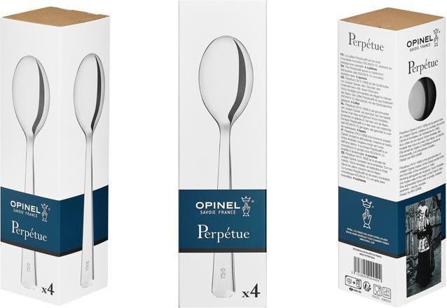 Actual product image Opinel Perpétue Box 4 spoons (4 Piece, Scoops)