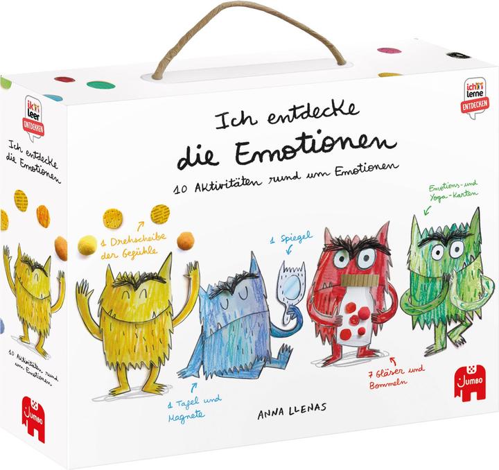 Actual product image Jumbo I learn to discover - colour monster (German)