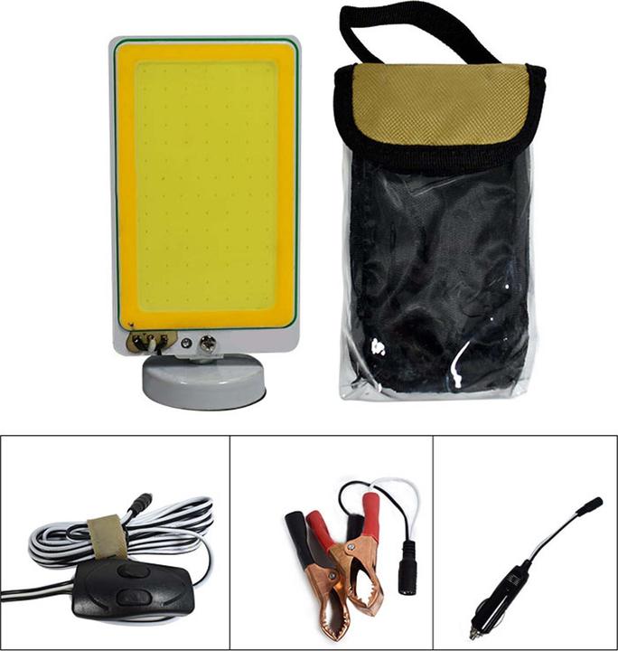 Produktbild Wiltec Campinglampe V1 LED Strahler 20W 1961 Lumen für 12V-Stromquelle Outdoor