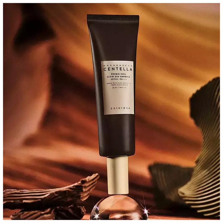 Actual product image Skin1004 Probio-cica Glow Sun Ampoule (Suntan cream, SPF 50+, 50 ml)