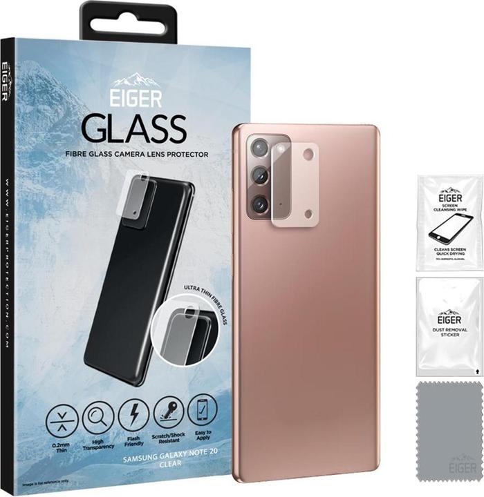 Actual product image Eiger Mountain Glass Lens (1 Piece, Samsung Galaxy Note 20)