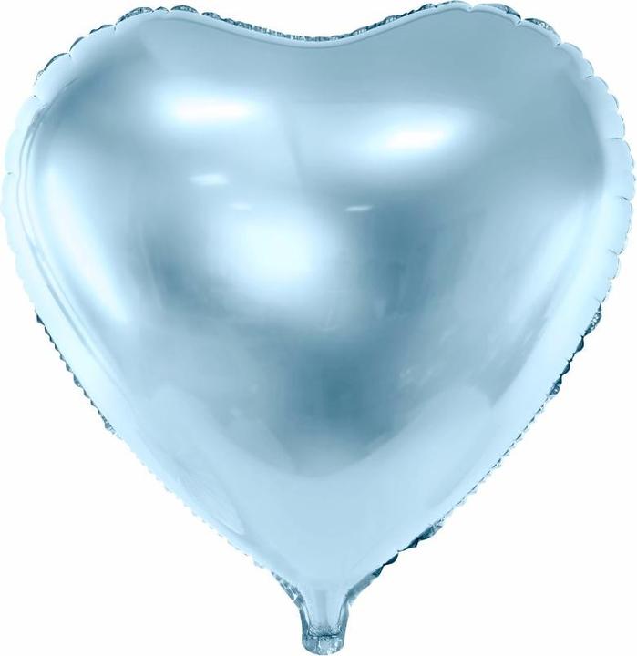Produktbild Partydeco Herzballon Hellblau 45cm