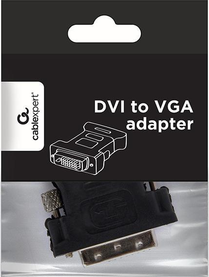 Immagine prodotto Gembird Adattatore DVI-A maschio a VGA 15 pin HD (3 file) femmina, nero (DVI, VGA, 4.20 cm)