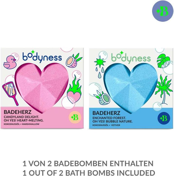 Image du produit Craze Coeur de bain Bodyness Assorti (Sel de bain)