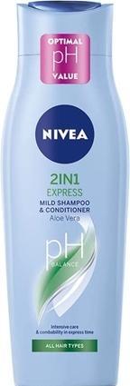 NIVEA 2in1 Express (250 ml, Flüssiges Shampoo)