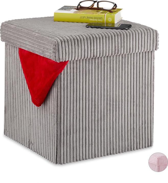 Actual product image Relaxdays Seat cube