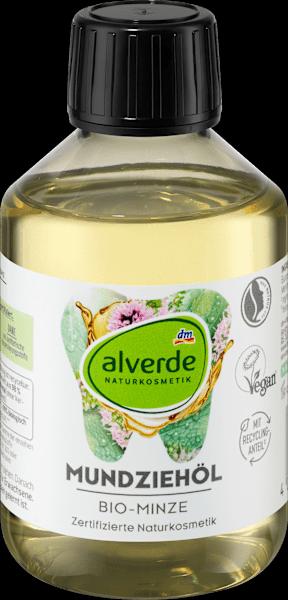 dm alverde Olio per la bocca Menta biologica (200 ml, Olio per la bocca)
