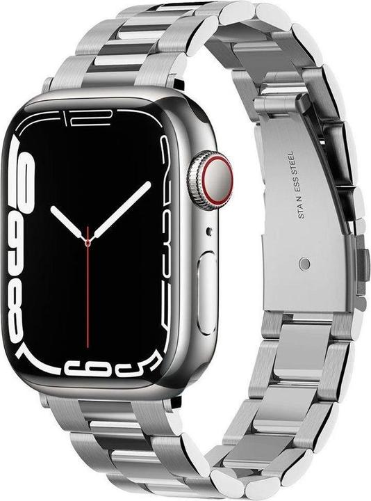 Produktbild Spigen Modern Fit Band für Apple Watch Series 38, 40, 41 mm - silver (38 mm, 40 mm, 41 mm, Stainless Steel, Apple Watch Series 1, Apple Watch Series 2, Apple Watch Series 3, Apple Watch Series 4, Apple Watch Series 5, Apple Watch Series 6, Apple Watch Series 7, Apple Watch Series 8, Apple Watch Series 9, Apple Watch SE)