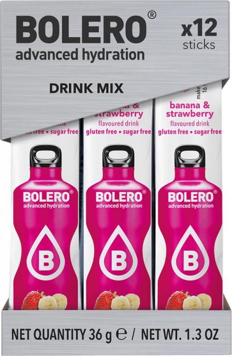Image du produit Bolero Bâtons (Banane & fraise, 12 pcs, 53 g)