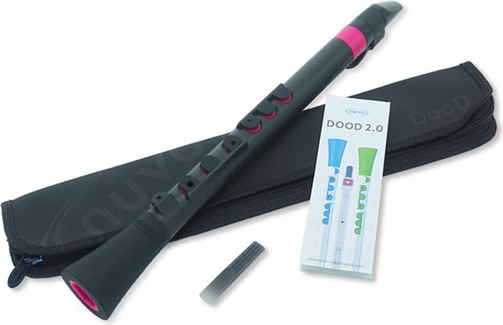 Immagine prodotto Nuvo N430D Clarinetto per bambini DooD2.0 in C, nero-rosa (Clarinetto, C maggiore)