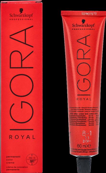 Produktbild Schwarzkopf Professional Igora Royal (8-1 Hellblond Cendre)