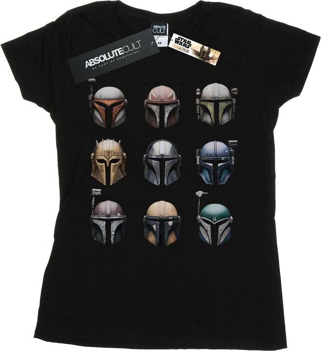 Immagine prodotto Star Wars The Mandalorian Helmet Display Maglietta Donna (L)
