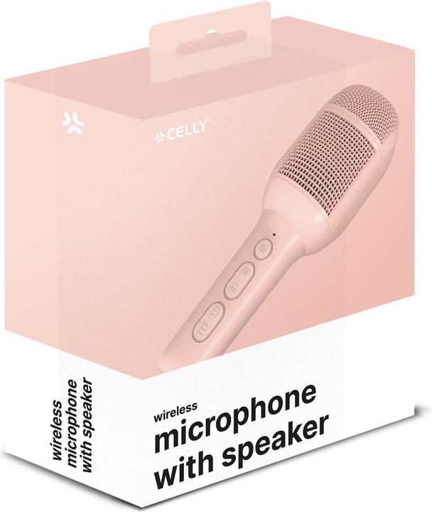 Actual product image Celly KIDSFESTIVAL2PK microphone Pink Karaoke microphone