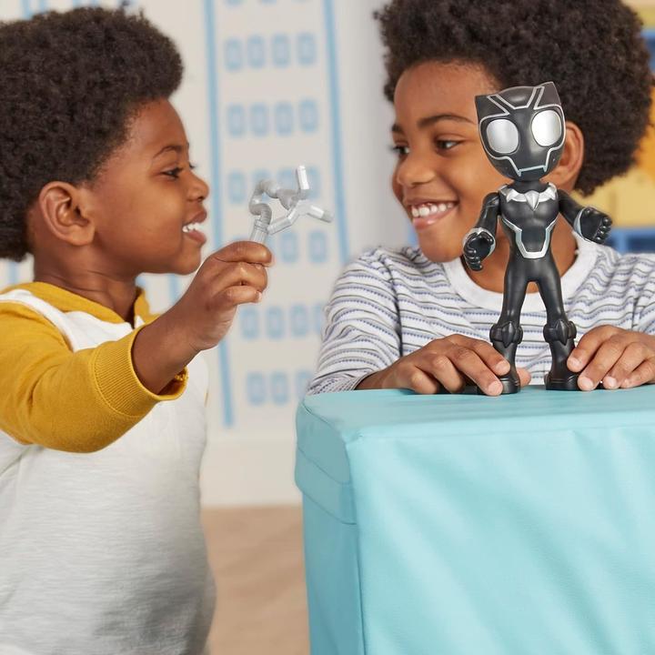 Immagine prodotto Hasbro Spidey e i suoi fantastici amici, figura d'azione di Pantera Nera in formato super, giocattolo di