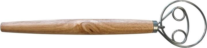 Immagine prodotto Lagotto Frusta danese per impasto 34 cm in acciaio inox, manico in legno