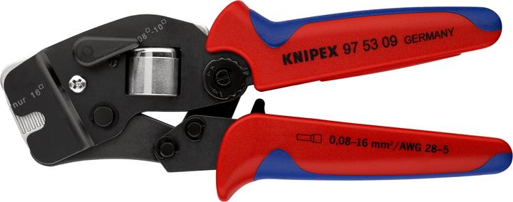 Actual product image Knipex Self-Adjusting Crimping Pliers for wire ferrules (190 mm)