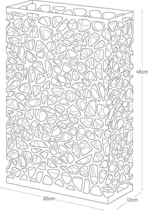 Actual product image Yamazaki Schirmständer breit NEST (30 x 12 x 45 cm)