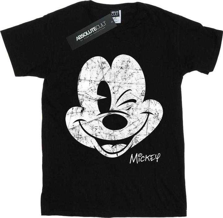 Produktbild Disney Mickey Mouse Distressed Face TShirt Jungen (140, 146)
