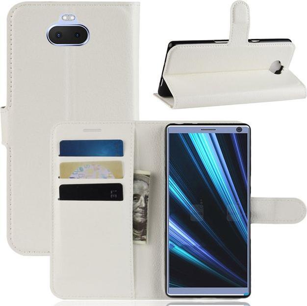 Actual product image MU Classic Litchi Leather Bookcover Series (Sony Xperia 10 Plus)