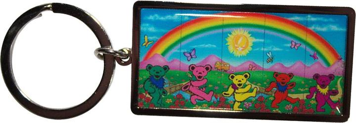 Produktbild Grateful Dead Schlüsselanhänger Regenbogen