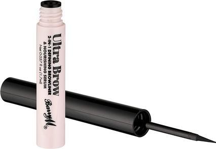 Actual product image Barry M Ultra Brow 2-in-1 Defining Browliner & Nourishing Serum - Eyebrow & Nourishing Serum 1.7 (Black)