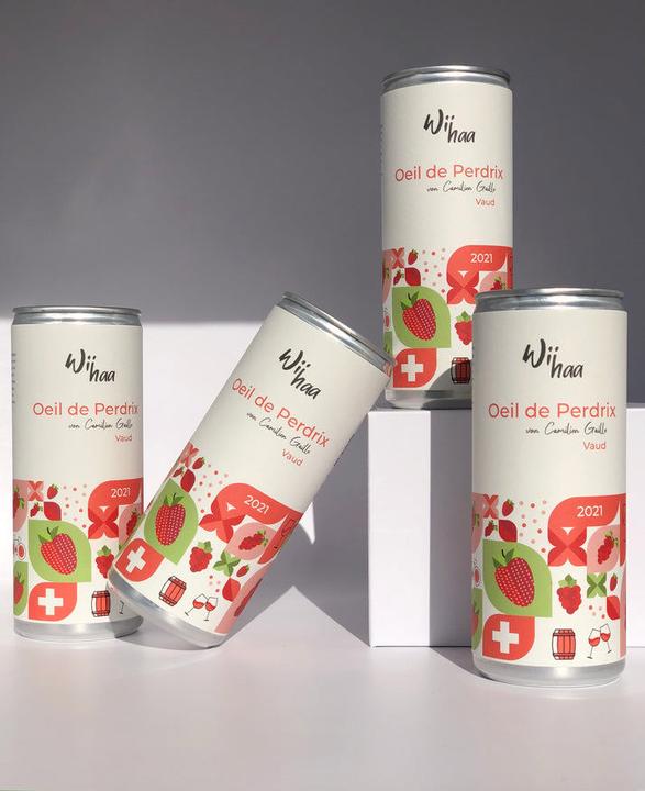 Immagine prodotto Wiihaa Rosé Oeil de Perdrix in lattina (6 x 25 cl, 2021)
