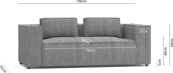 Actual product image Ropez Cloe (2 person sofa)