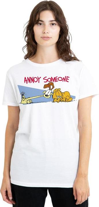 Actual product image Garfield Unisex Adult Annoy Someone T-Shirt (XL)