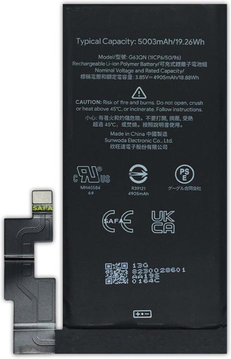 Produktbild Google pixel 6 Pro Battery