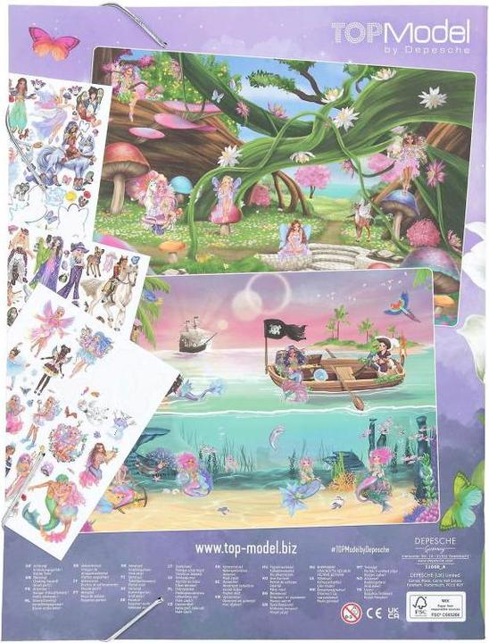 Actual product image Depesche TopModel Fantasy Stickerworld