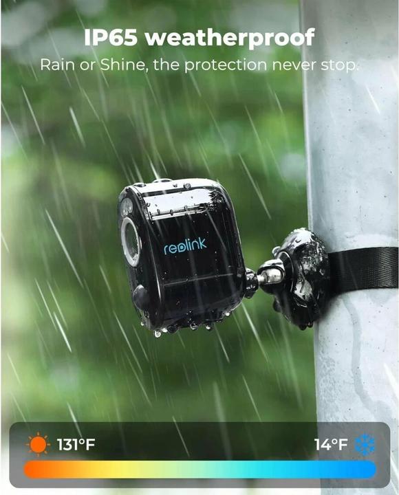 Actual product image Reolink Argus Series B330+Solar Panel+64GB SD Card-5MP (2560 x 1440 Pixels)