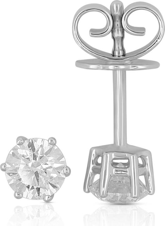Actual product image Muau Stud earrings (White gold 750)