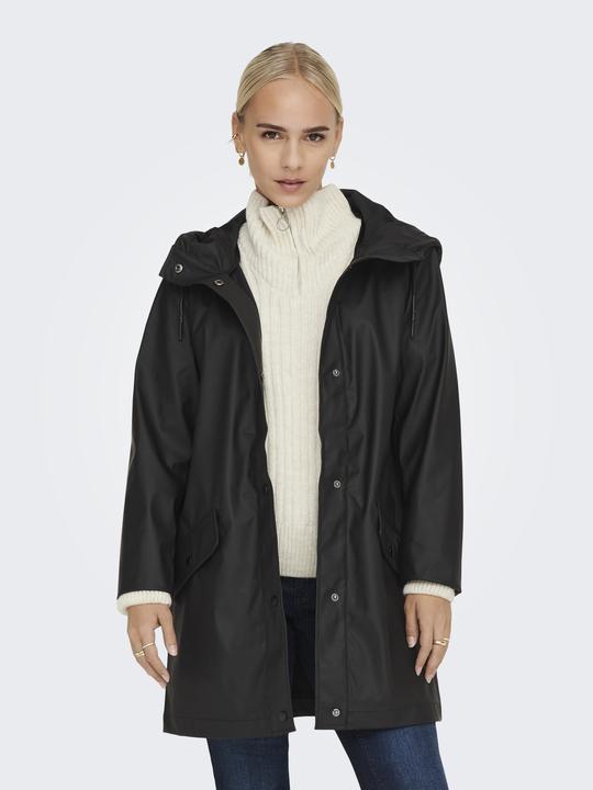 Produktbild Only Einfarbiger Regenjacke Regenmantel (S)