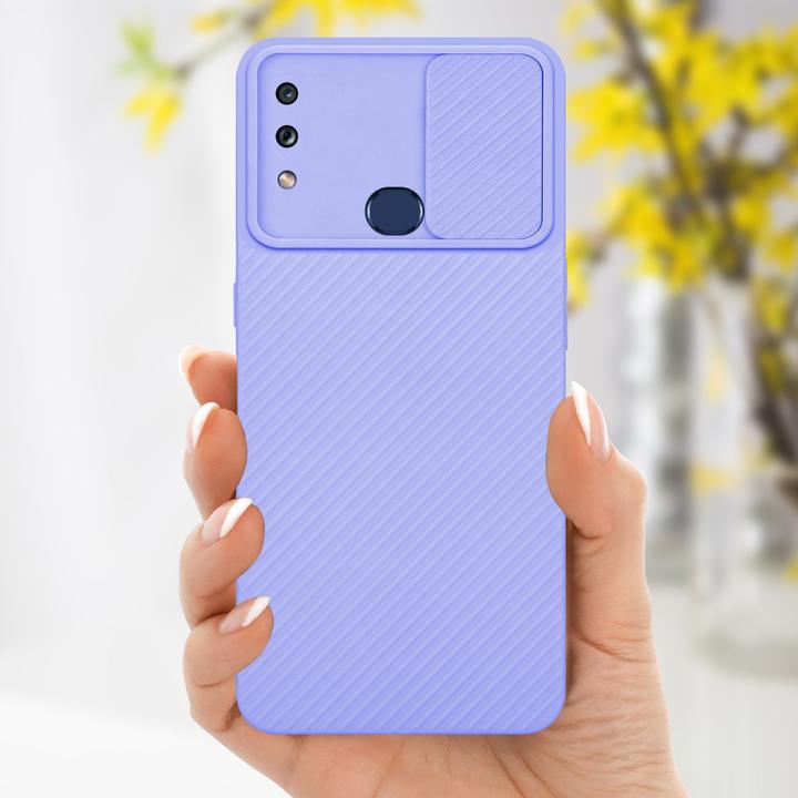 Immagine prodotto Cadorabo Custodia per Samsung Galaxy A10s / M01s in TPU con protezione della fotocamera Stile LM009 (Samsung Galaxy A10s, Samsung Galaxy M01s)