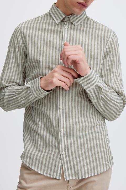 Produktbild Casual Friday CFAnton LS BD striped linen mix shirt 20504974 (XL)