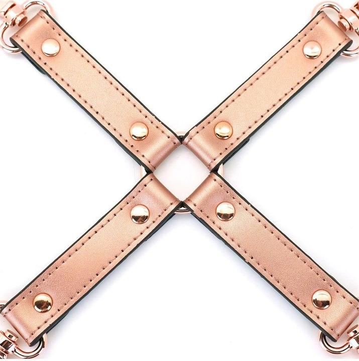 Produktbild Liebe Seele 4er Lederfessel Hogtie mit Clips