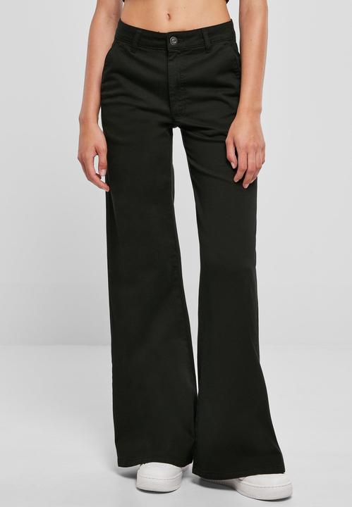 Produktbild Urban Classics Ladies High Waist Wide Leg Chino Pants (26)