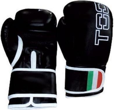 Sko Gants de boxe TOORX LEOPARD BOT-001 8oz black eco leather (8 OZ)