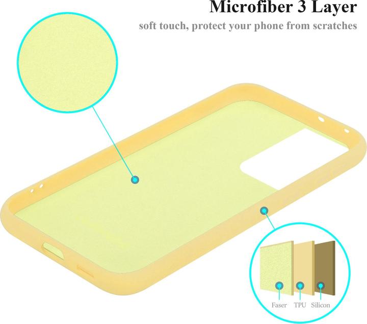 Actual product image Cadorabo TPU Liquid Silicone Case Cover (Samsung Galaxy S22 Ultra)
