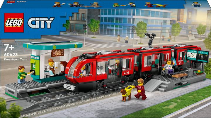 Produktbild LEGO Strassenbahn mit Haltestelle (60423, LEGO City)