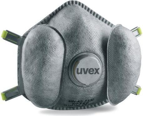 Actual product image Uvex Safety uvex silv-Air e 7330 FFP3 moulded mask (FFP3, 3 x)