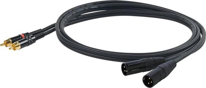 Actual product image Proel Adapter cable 2x XLR - 2x Cinch (1.50 m, Cinch)