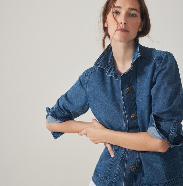 Produktbild La Redoute Collections Jeansjacke mit Knöpfen Signature (S, M)
