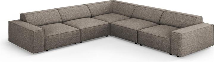 Actual product image Micadoni Symmetrical Corner Sofa, "Jodie", 6 Seats, 287x287x70Made in Europe (Corner sofa)