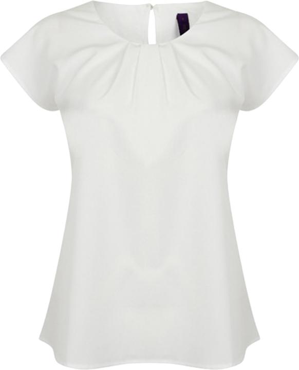 Immagine prodotto Henbury Top a manica corta con design a pieghe sul davanti (S)