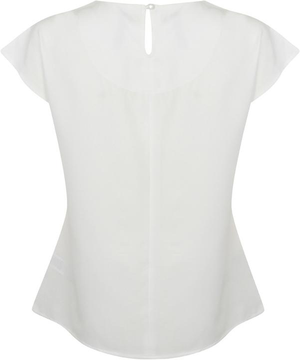 Immagine prodotto Henbury Top a manica corta con design a pieghe sul davanti (S)