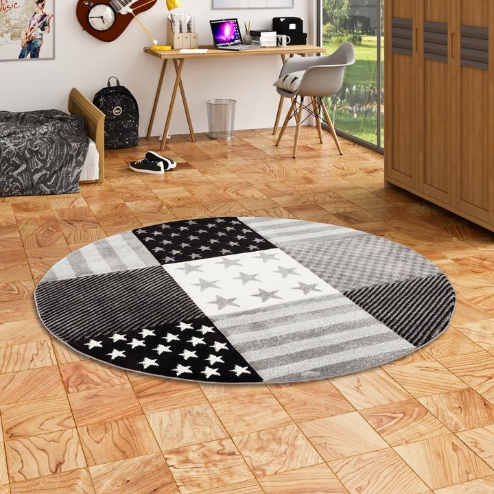 Produktbild Pergamon Kinder und Jugend Teppich Maui Sterne Rund (Ø 120 cm)
