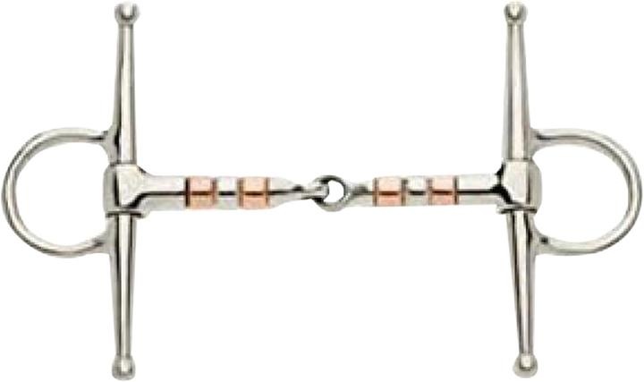 Image du produit Lorina Mors de filet simple brisure Roller en cuivre