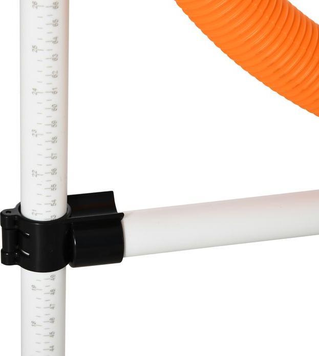 Actual product image Swisshandel24 Dog agility set 3-piece including bag white+yellow (Agility)