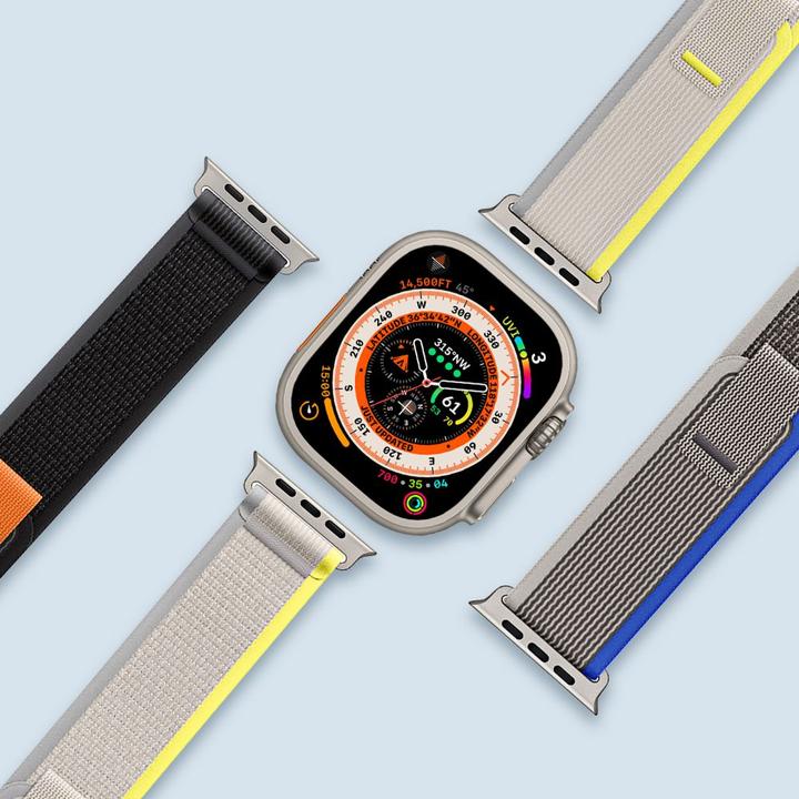 Immagine prodotto Dux Ducis Cinturino sportivo in velcro per Apple Watch 8/7/6 / SE / 5/4/3/2/1 (38, 40, 41 mm) Strap (40 mm, 38 mm, 41 mm, Nylon)